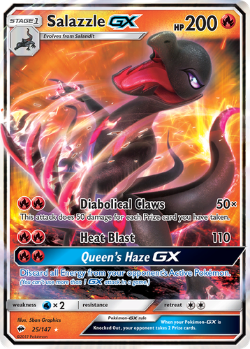 Salazzle-GX 25, Burning Shadows