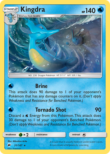 Kingdra 31, Burning Shadows