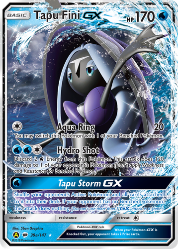 Tapu Fini-GX 39, Burning Shadows