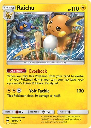 Raichu 41, Burning Shadows