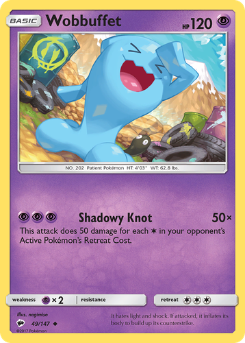 Wobbuffet 49, Burning Shadows