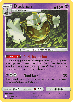 Dusknoir 53, Burning Shadows