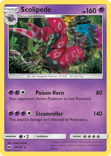 Scolipede 58, Burning Shadows