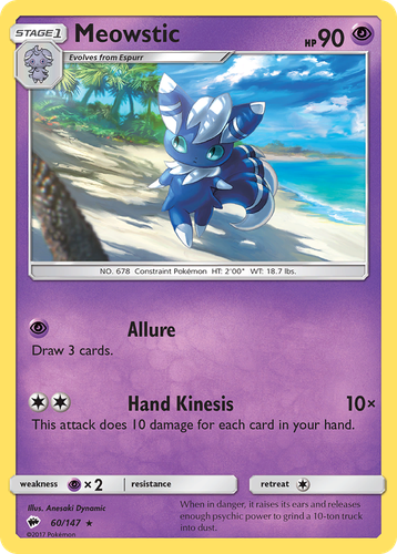 Meowstic 60, Burning Shadows
