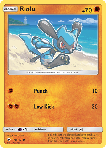 Riolu 70, Burning Shadows