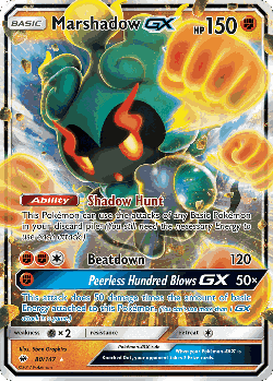 Marshadow-GX 80, Burning Shadows