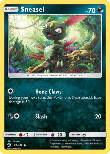 Sneasel 85, Burning Shadows