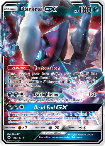 Darkrai-GX 88, Burning Shadows