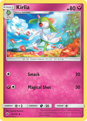 Kirlia 92, Burning Shadows