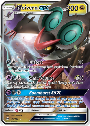 Noivern-GX 99, Burning Shadows
