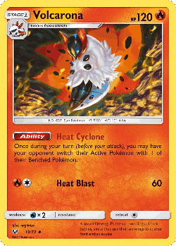Volcarona Pokémon TCG card art