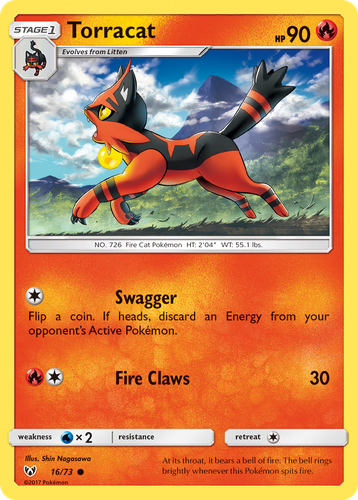 Torracat #16 from Shining Legends - Common - Illustrated by Shin Nagasawa