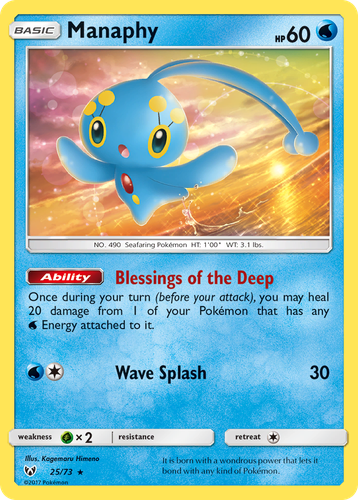 Manaphy 25, Shining Legends