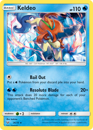 Keldeo 26, Shining Legends