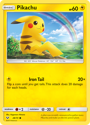 Pikachu 28, Shining Legends