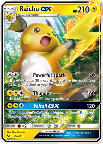 Raichu-GX 29, Shining Legends