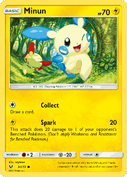 Minun 34, Shining Legends