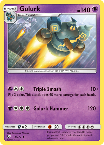 Golurk 44, Shining Legends