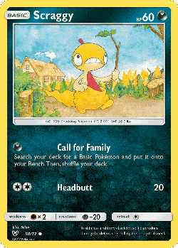 Scraggy 50, Shining Legends