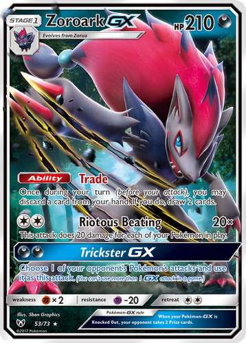 Zoroark-GX 53, Shining Legends