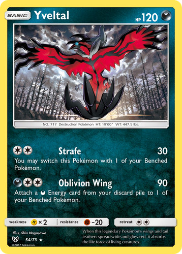 Yveltal 54, Shining Legends