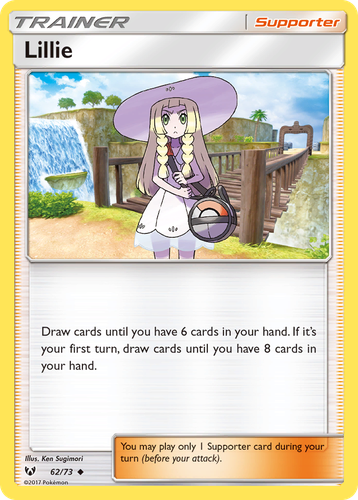 Lillie #62 from Shining Legends - Uncommon - Illustrated by Ken Sugimori