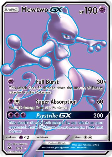 Mewtwo-GX 72, Shining Legends