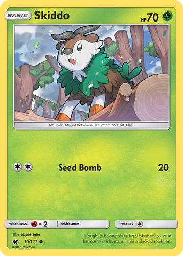 Skiddo #10 from Crimson Invasion - Common - Illustrated by Naoki Saito