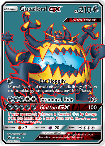 Guzzlord-GX 105, Crimson Invasion