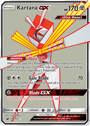 Kartana-GX 106, Crimson Invasion