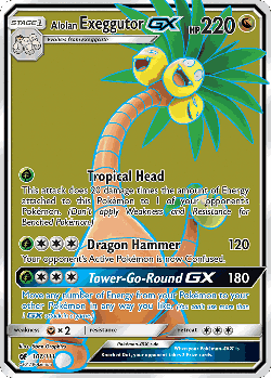 Alolan Exeggutor-GX 107, Crimson Invasion