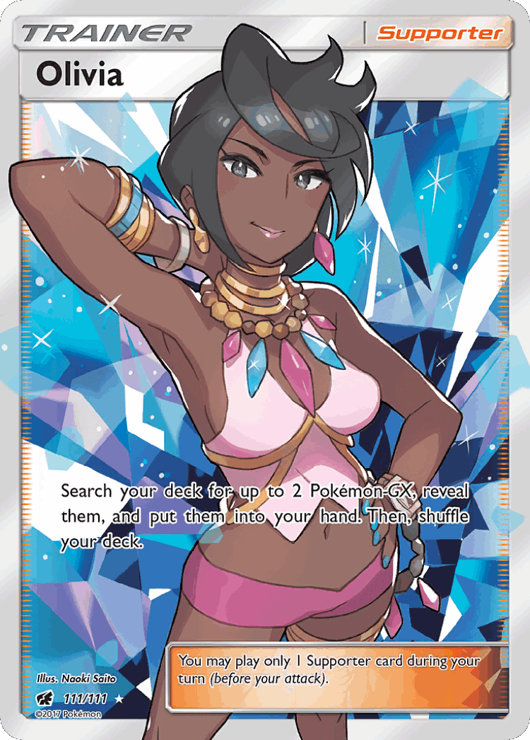 Olivia #111 from Crimson Invasion - Rare Ultra - Illustrated by Naoki Saito