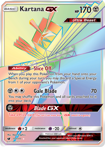 Kartana-GX 117, Crimson Invasion