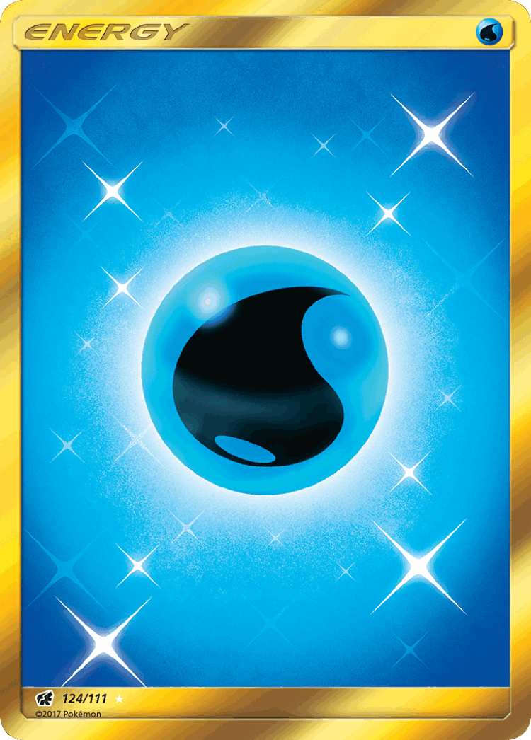 Water Energy #124 from Crimson Invasion - Rare Secret