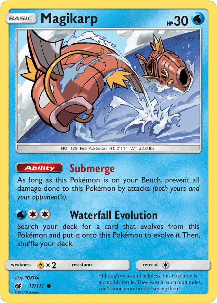 Magikarp #17 from Crimson Invasion - Common - Illustrated by TOKIYA