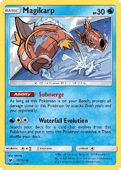 Magikarp Pokémon TCG card art
