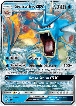 Gyarados-GX Pokémon TCG card art