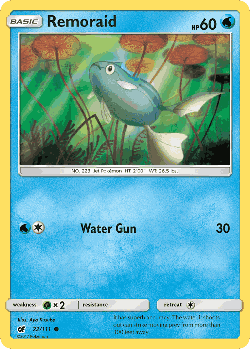 Remoraid Pokémon TCG card art