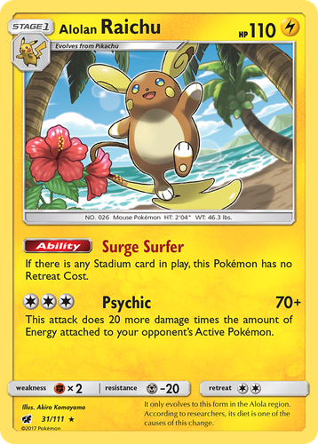 Alolan Raichu 31, Crimson Invasion