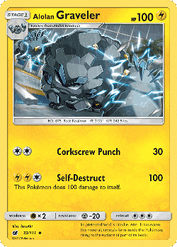 Alolan Graveler 33, Crimson Invasion