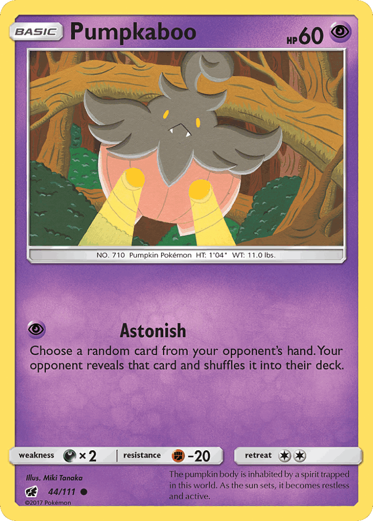 Pumpkaboo #44 from Crimson Invasion - Common - Illustrated by Miki Tanaka