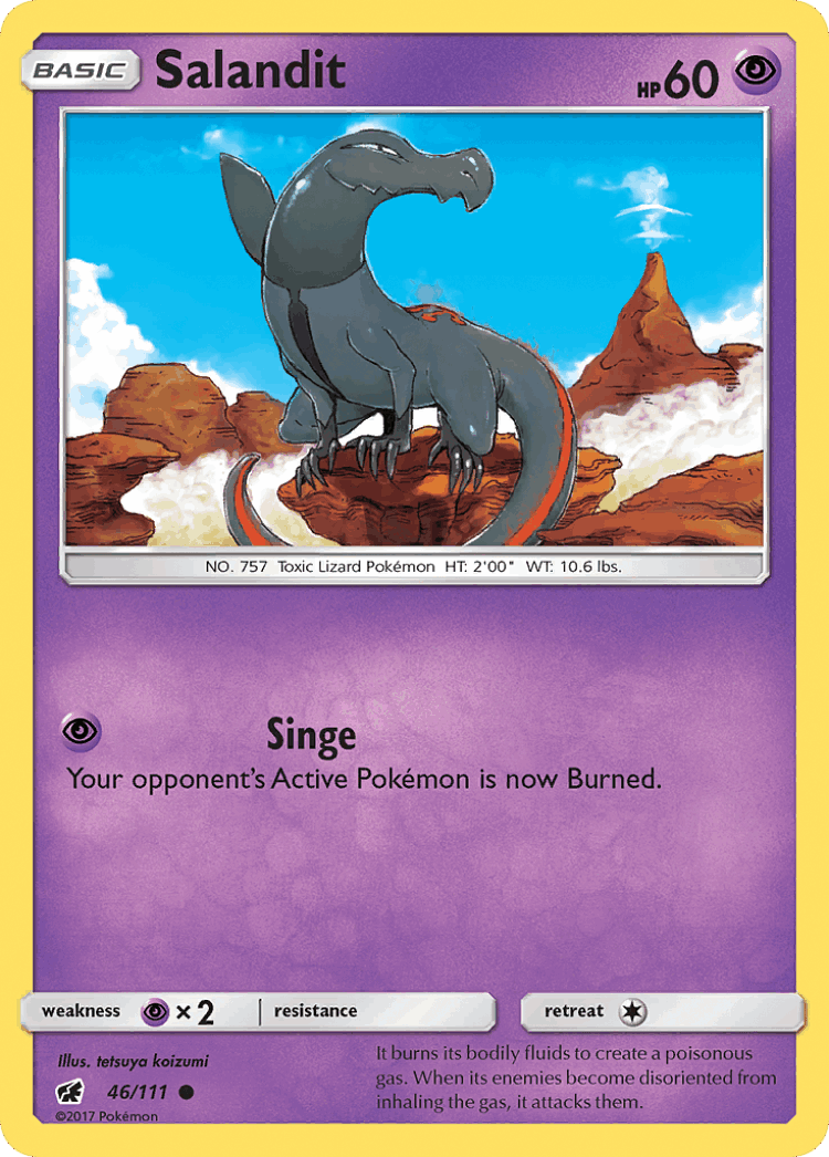 Salandit #46 from Crimson Invasion - Common - Illustrated by tetsuya koizumi