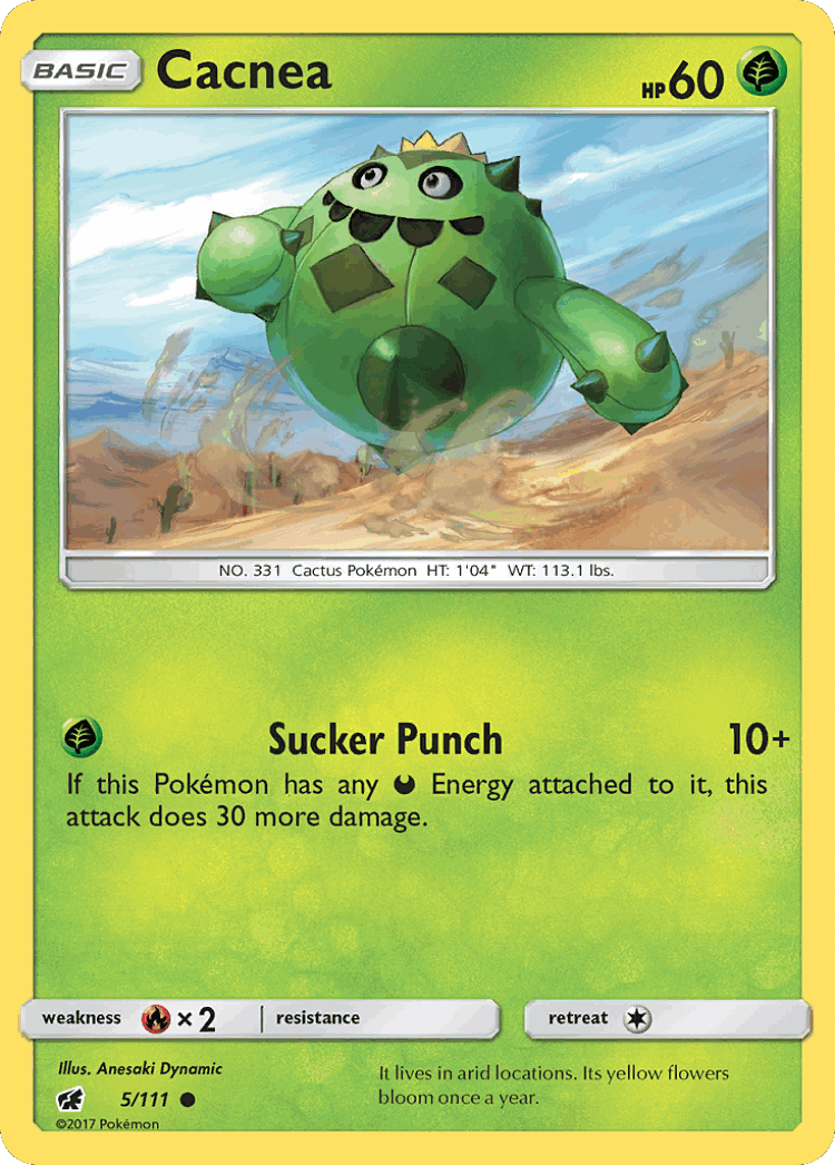 Cacnea #5 from Crimson Invasion - Common - Illustrated by Anesaki Dynamic