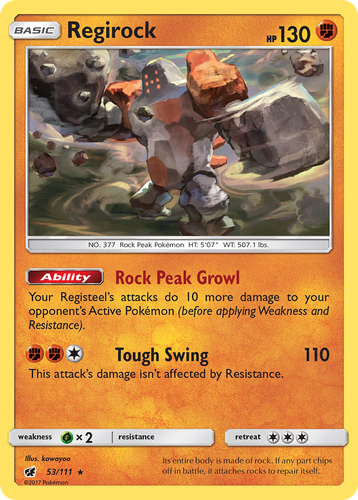 Regirock 53, Crimson Invasion