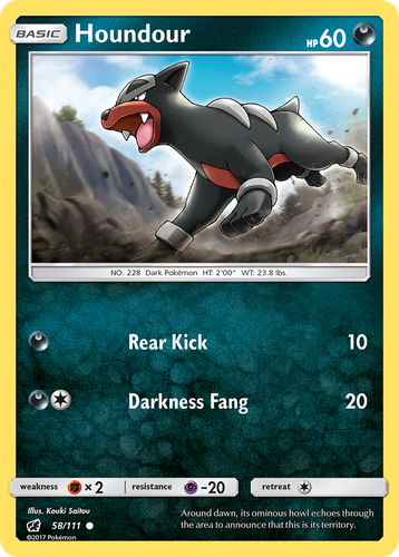 Houndour 58, Crimson Invasion