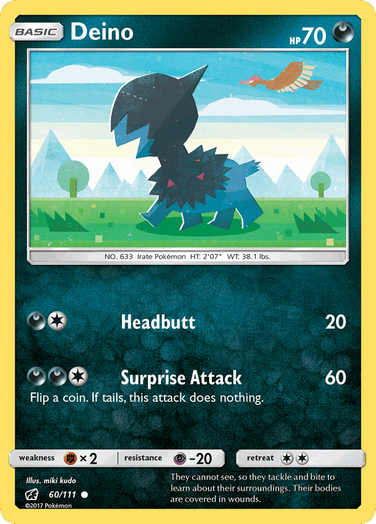 Deino #60 from Crimson Invasion - Common - Illustrated by miki kudo