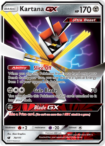 Kartana-GX 70, Crimson Invasion