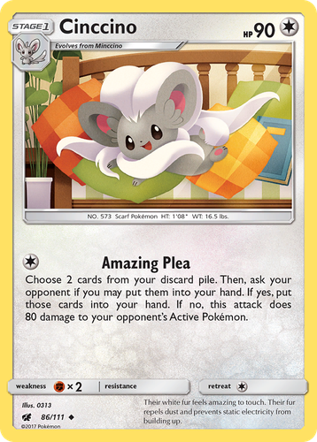 Cinccino 86, Crimson Invasion