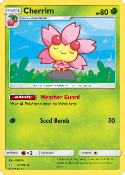 Cherrim Pokémon TCG card art