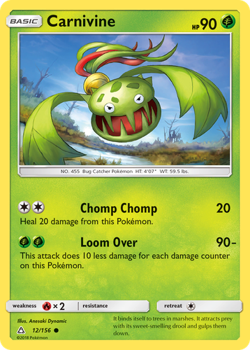 Carnivine #12 from Ultra Prism - Common - Illustrated by Anesaki Dynamic